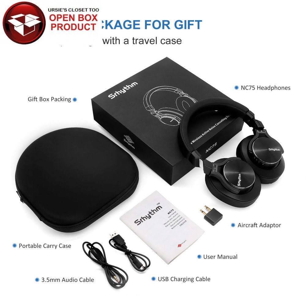 Active Noise Cancelling Bluetooth Headphones with Microphone I57142