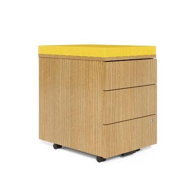 3-Drawer Vertical Filing Cabinet Strata Oak/Eureka R88545