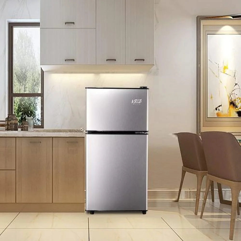 3.5 Cubic Feet Mini Fridge with Freezer and 2 Door X1442
