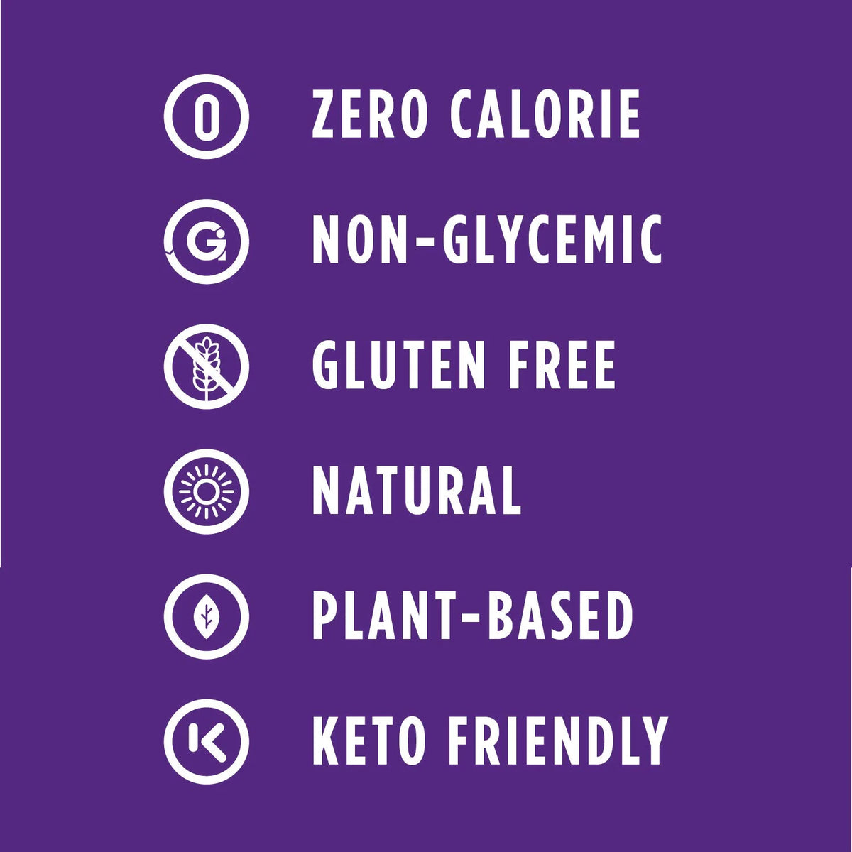 Powdered Sugar Substitute Sweetener, Zero Calorie, Keto, 12oz - 2 Pack O357965