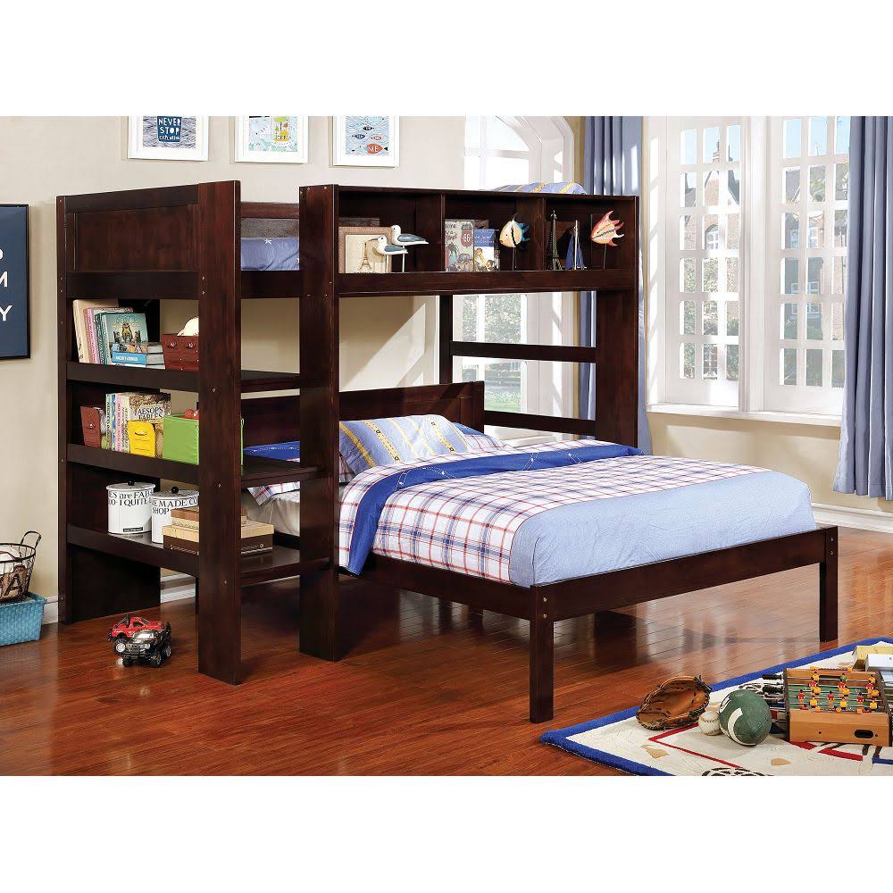 Dark Walnut Full Panel Bed D29763