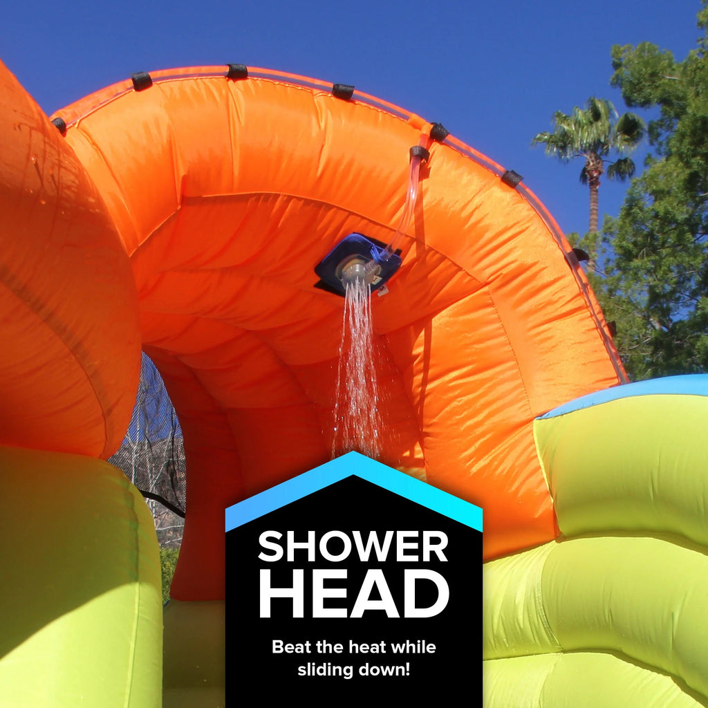 Double Water Slide & Bouncer X275