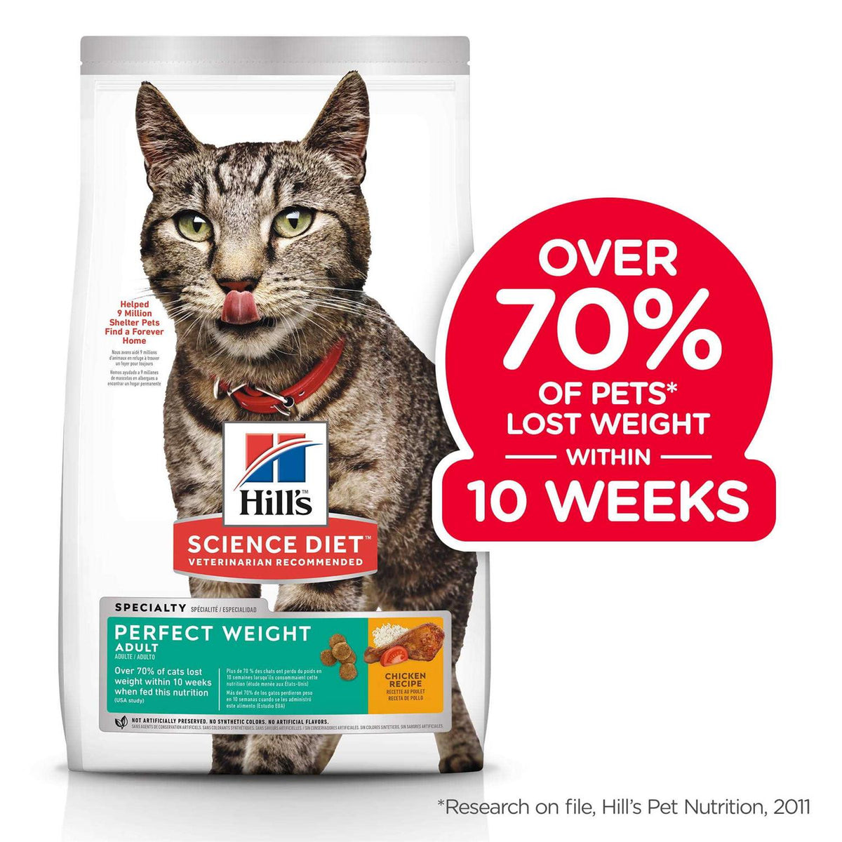 Adult Perfect Weight Cat Food L3815