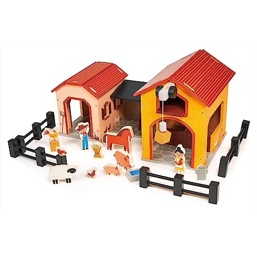 Billy'S Barnyard Farm Ranch Toy Complete Playset J3736
