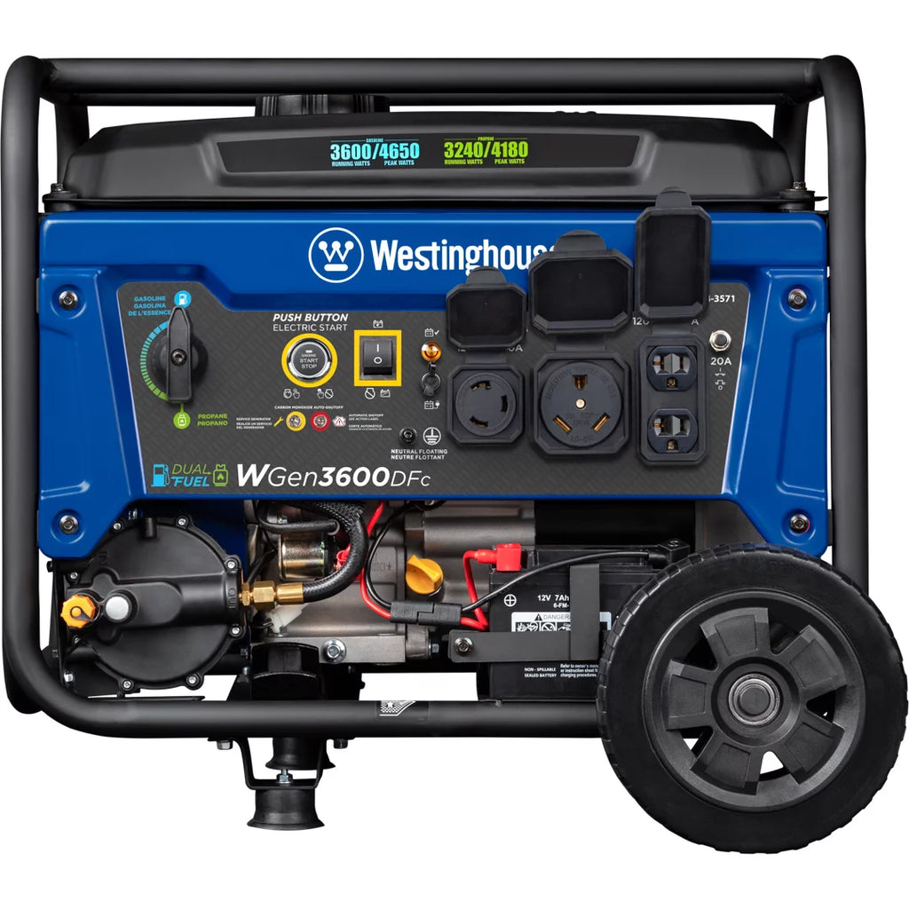 4650 Peak Watt Dual Fuel Portable Generator C286939