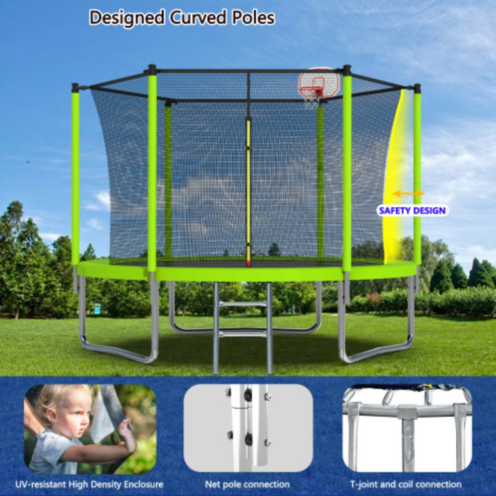 Green Trampoline H964