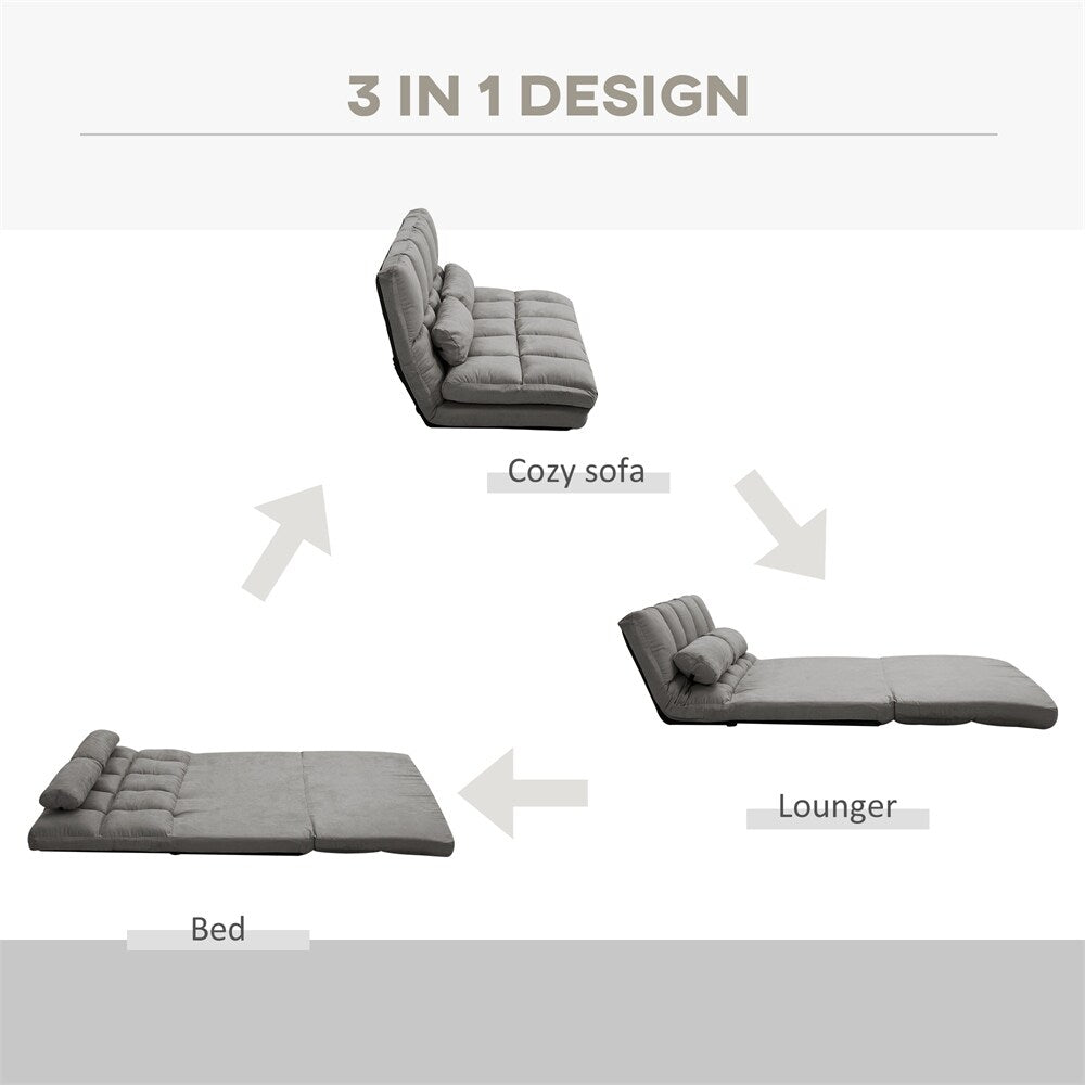 Convertible Floor Sofa Chair Folding Couch Bed B604896