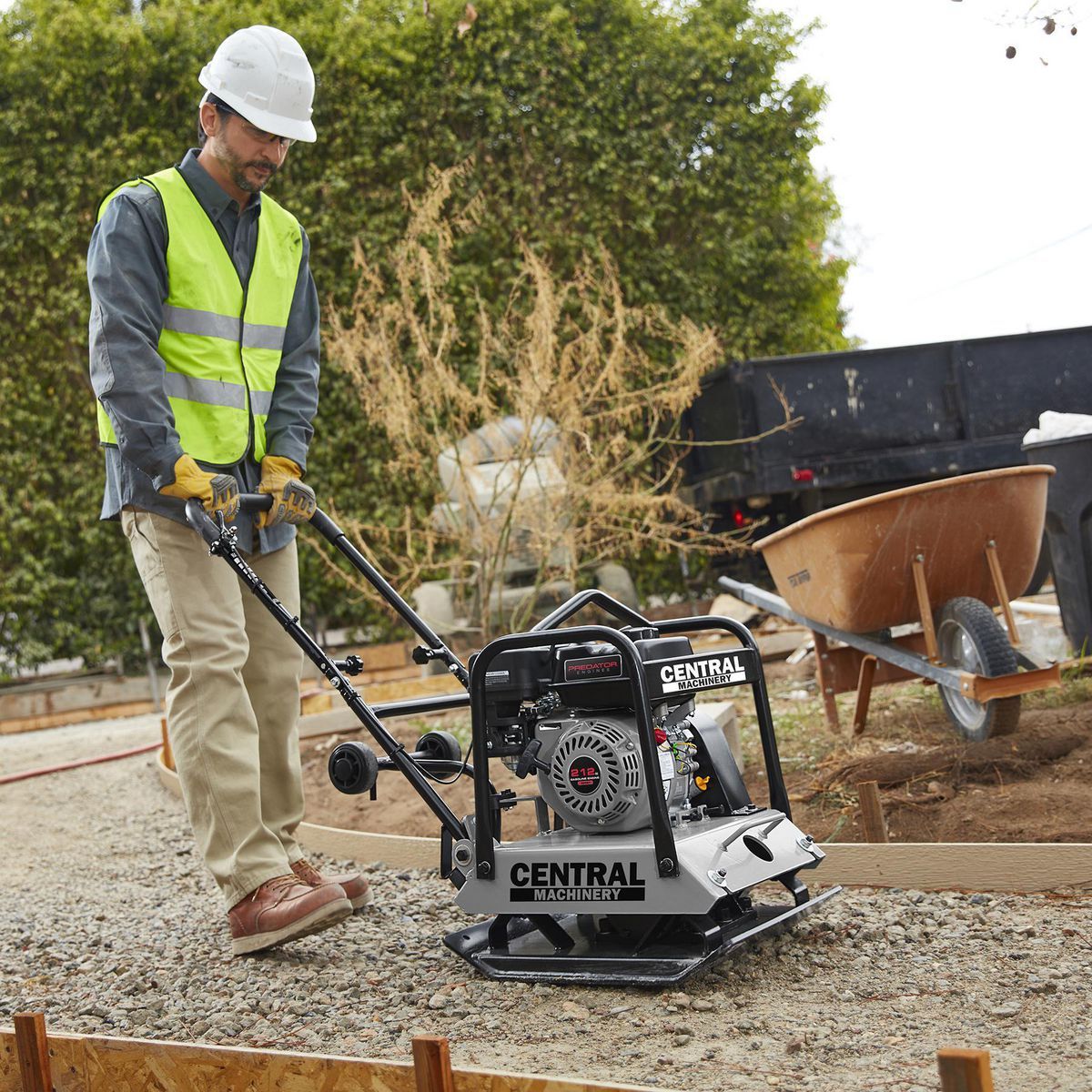 7 HP Plate Compactor with Wheel Kit M304554