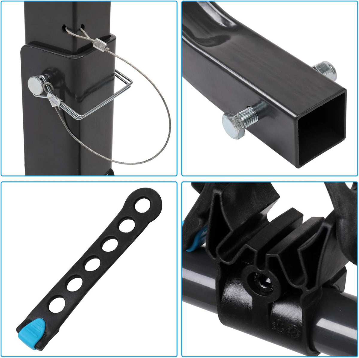3-Bike Hitch Mount Rack with 2Inch Hitch Receiver, Black O30660