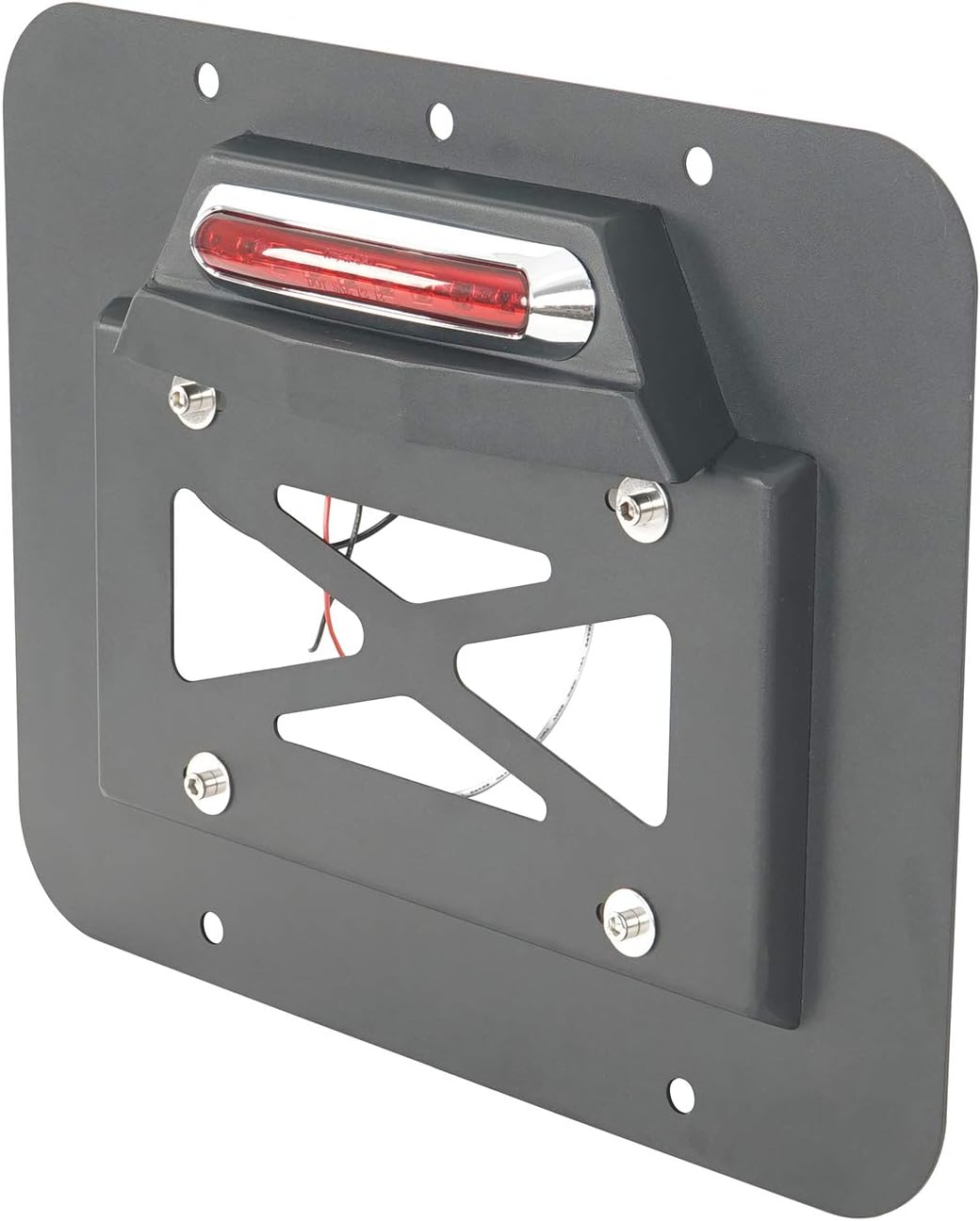 Spare Tire Delete License Plate Relocation Kit with Third Brake Light Q369405