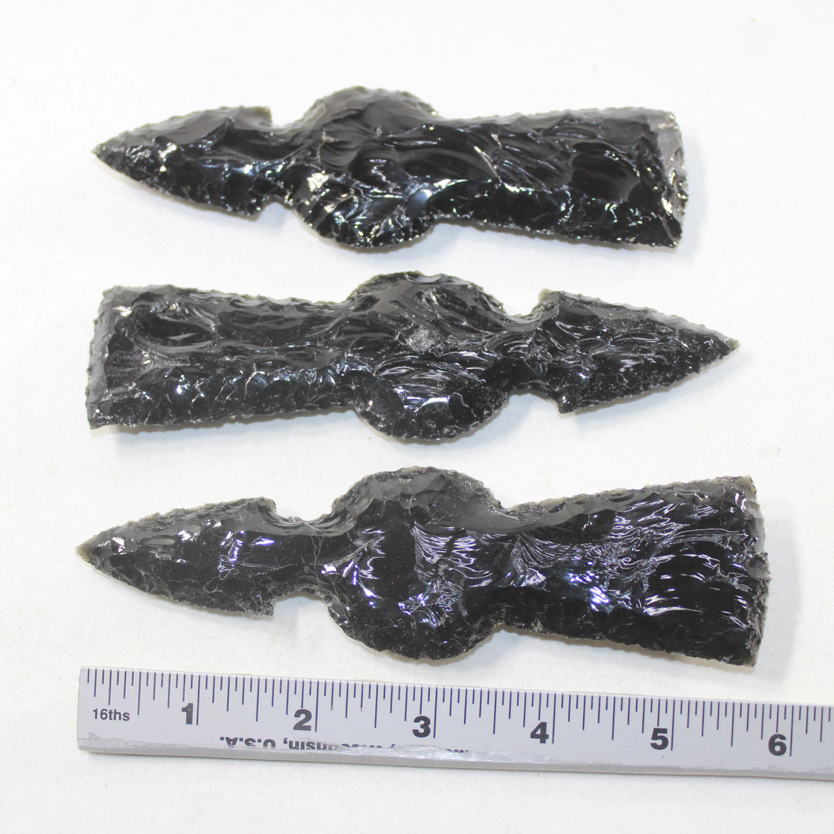 Obsidian Ornamental Tomahawk Heads R783093