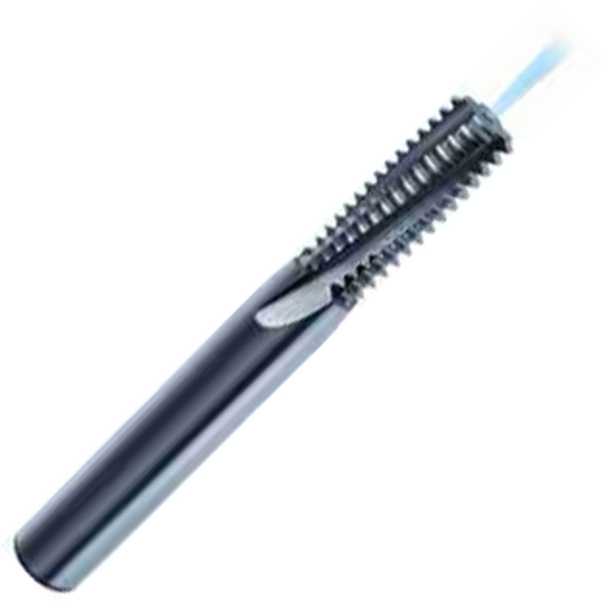 5/16-24 Spiral Flute 2xD Carbide Thread Mill, 3 Flutes, TiCN Coated, Coolant Through F588388