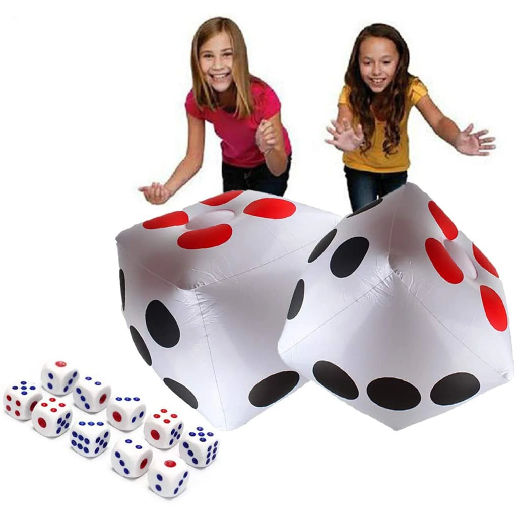 2pc 13 Inch Outdoor Giant Inflatable Dice Set U959245