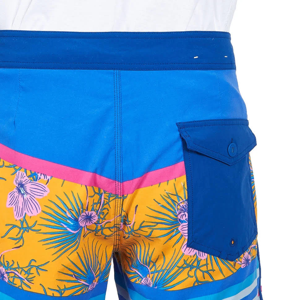 Scallop Hem Stretch Wavefarer Boardshorts - Saffron - 32 M2149