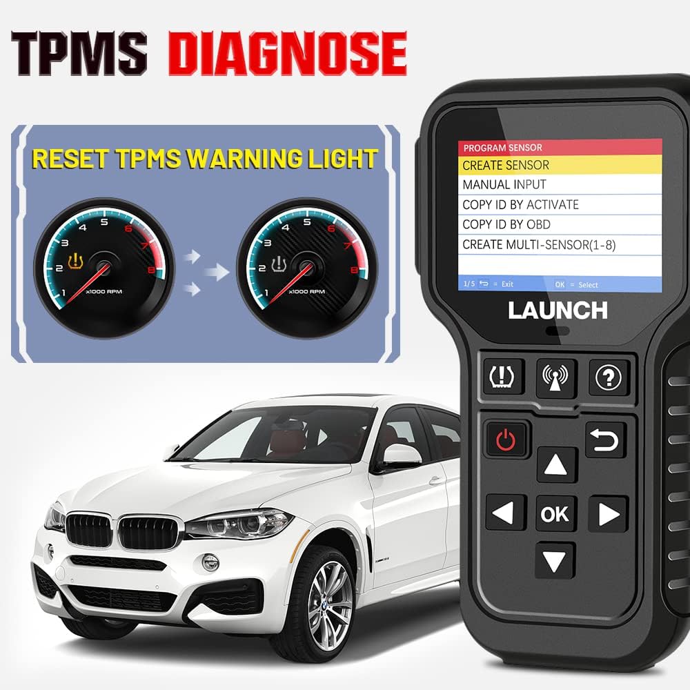 TPMS Relearn Tool with OBD2 Scanner Code Reader N2197