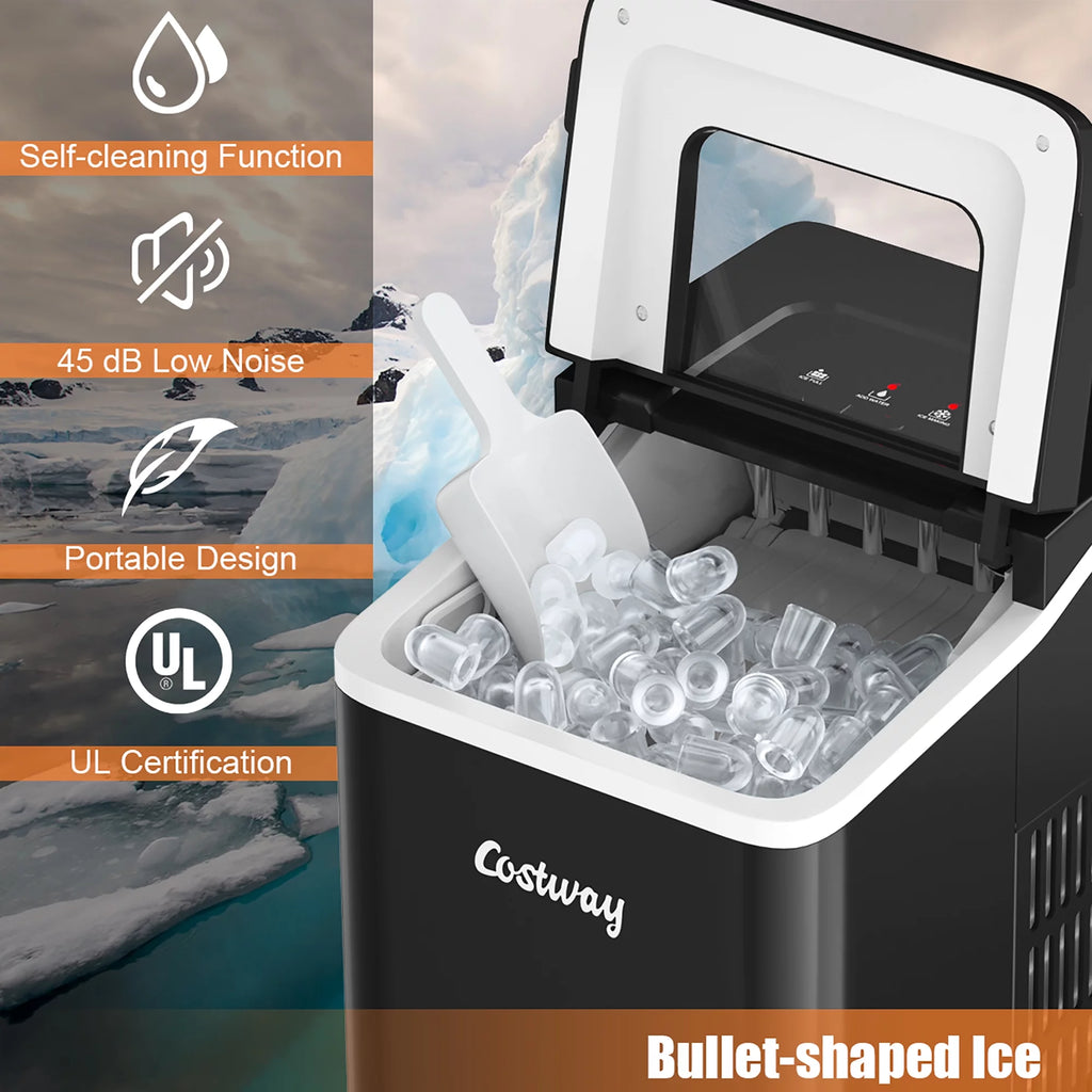 Portable Countertop Ice Maker with Scoop Q17816