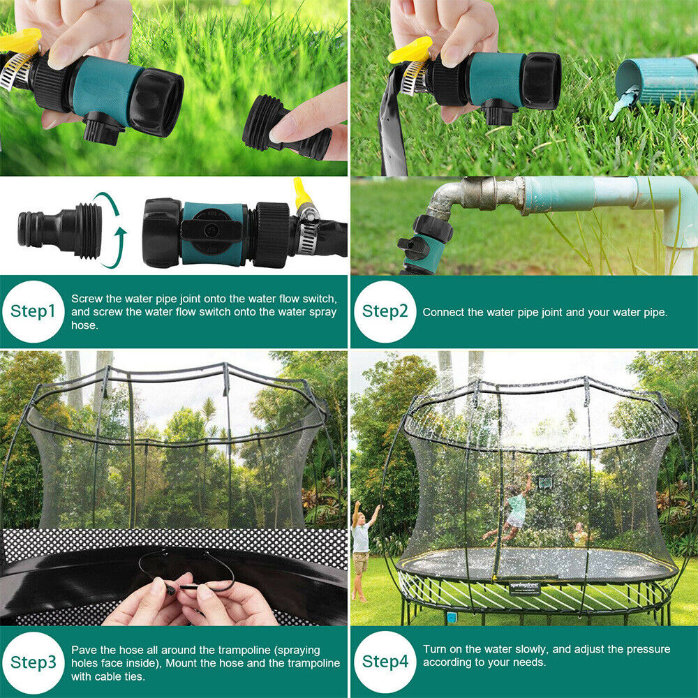 39ft Trampoline Sprinkler Water Toy O795931