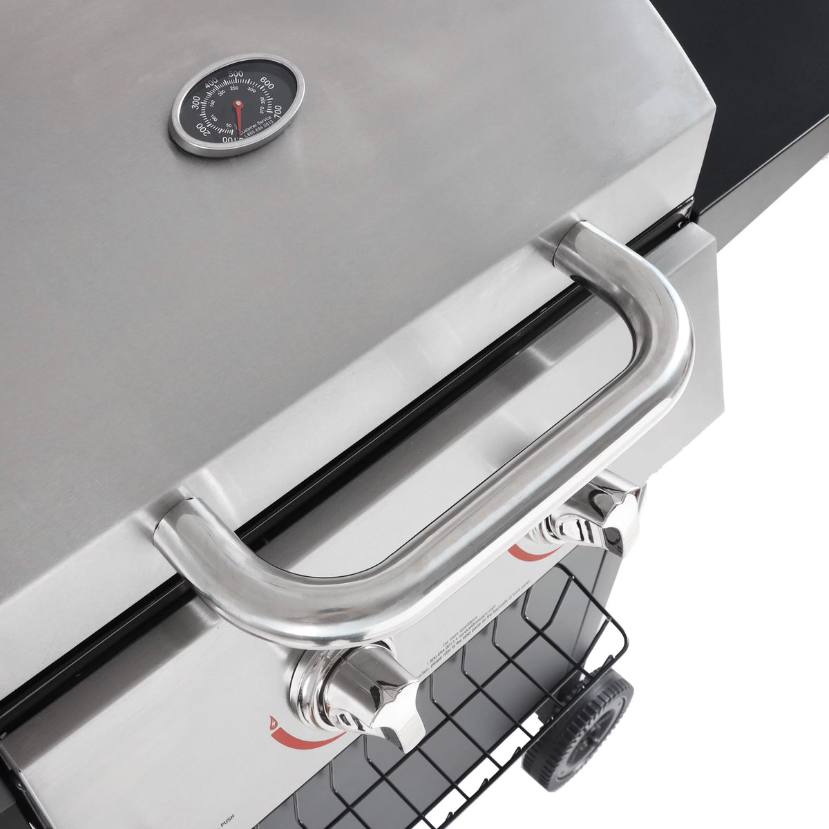 2-Burner Propane Gas Grill, Stainless and Black X19120