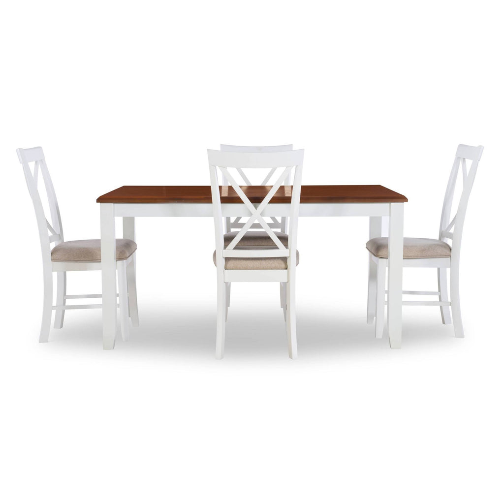 5pc Brown Dining Set L218606