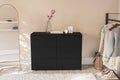 White 6 Drawer Wood Double Dresser W7314