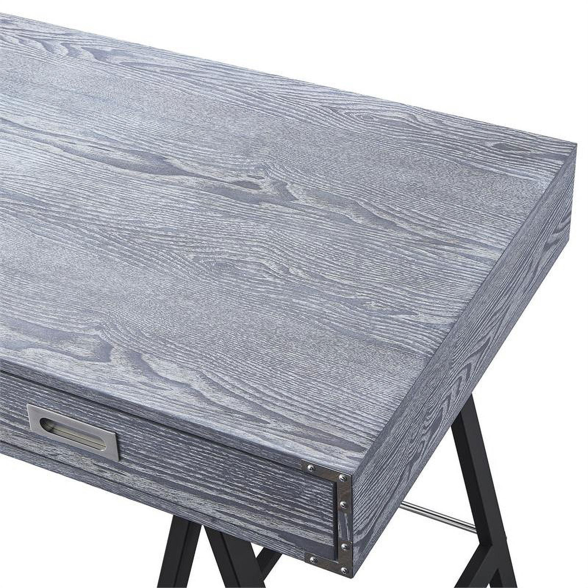 Gray 2-Drawer Wood Writing Desk C915984