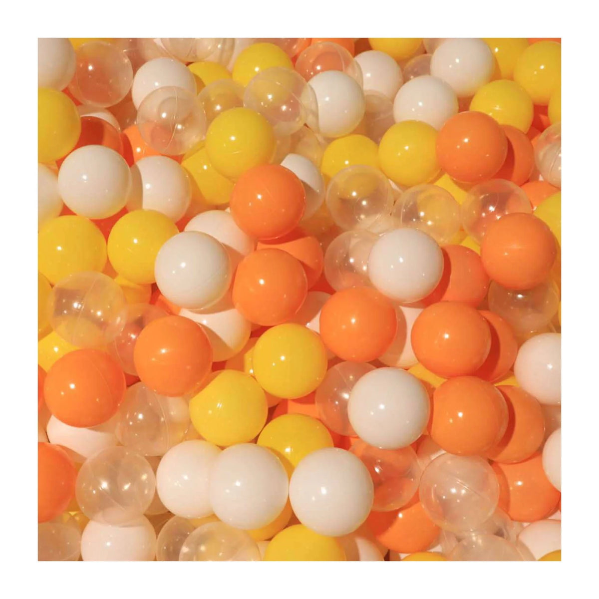 100 Ball Pit Balls Crush Proof Plastic Toy Balls W26488