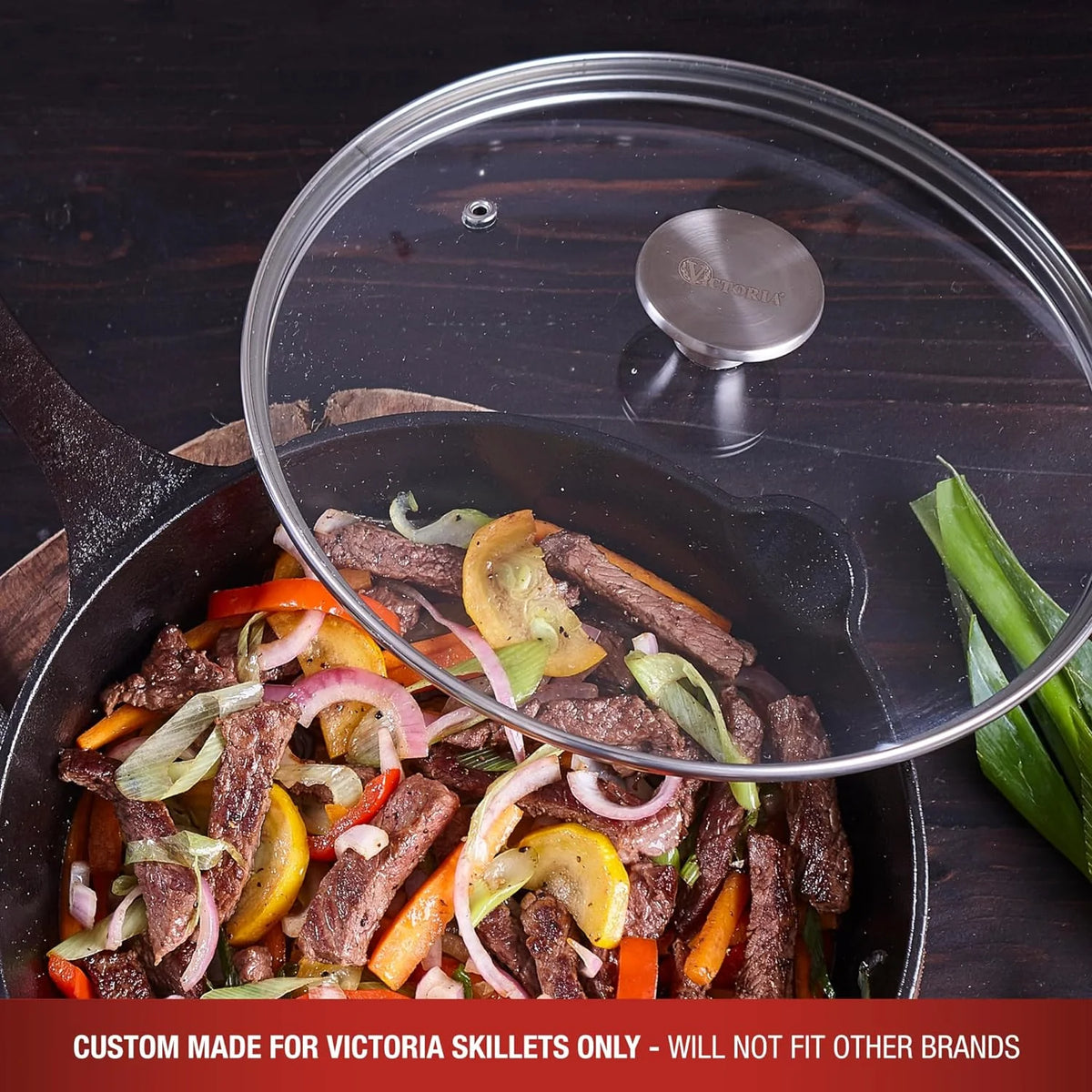 10-Inch Glass Lid for Cast-Iron Skillet or Pan Z51917