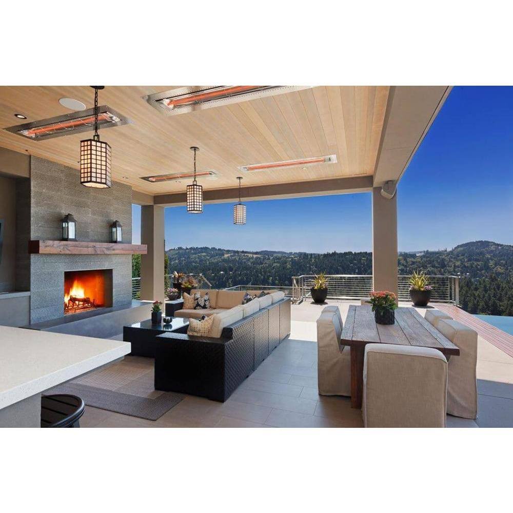 Beige 2000W Flush Mounted Infrared Electric Heater W5784