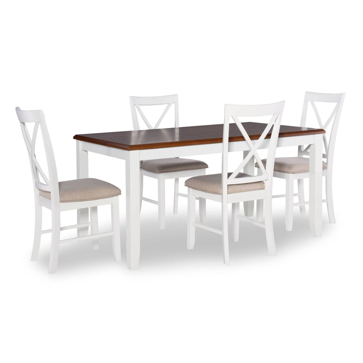 5pc Brown Dining Set L218606