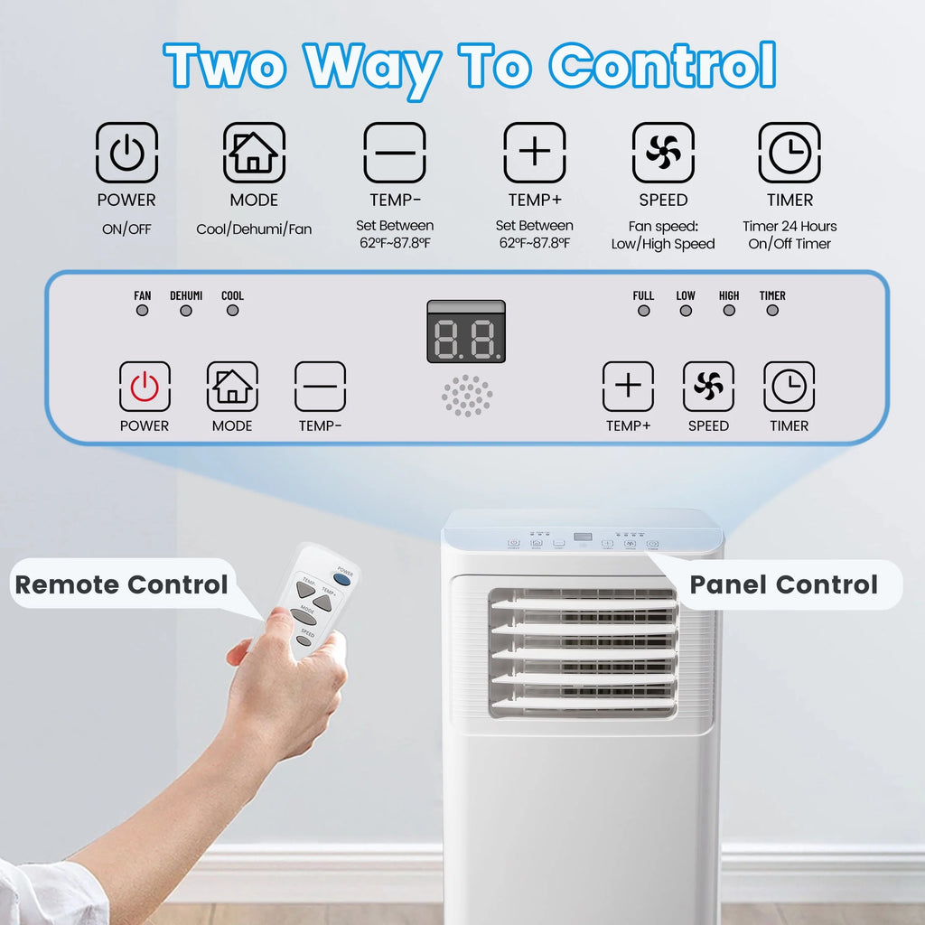 8,000 BTU Portable Air Conditioner F16287