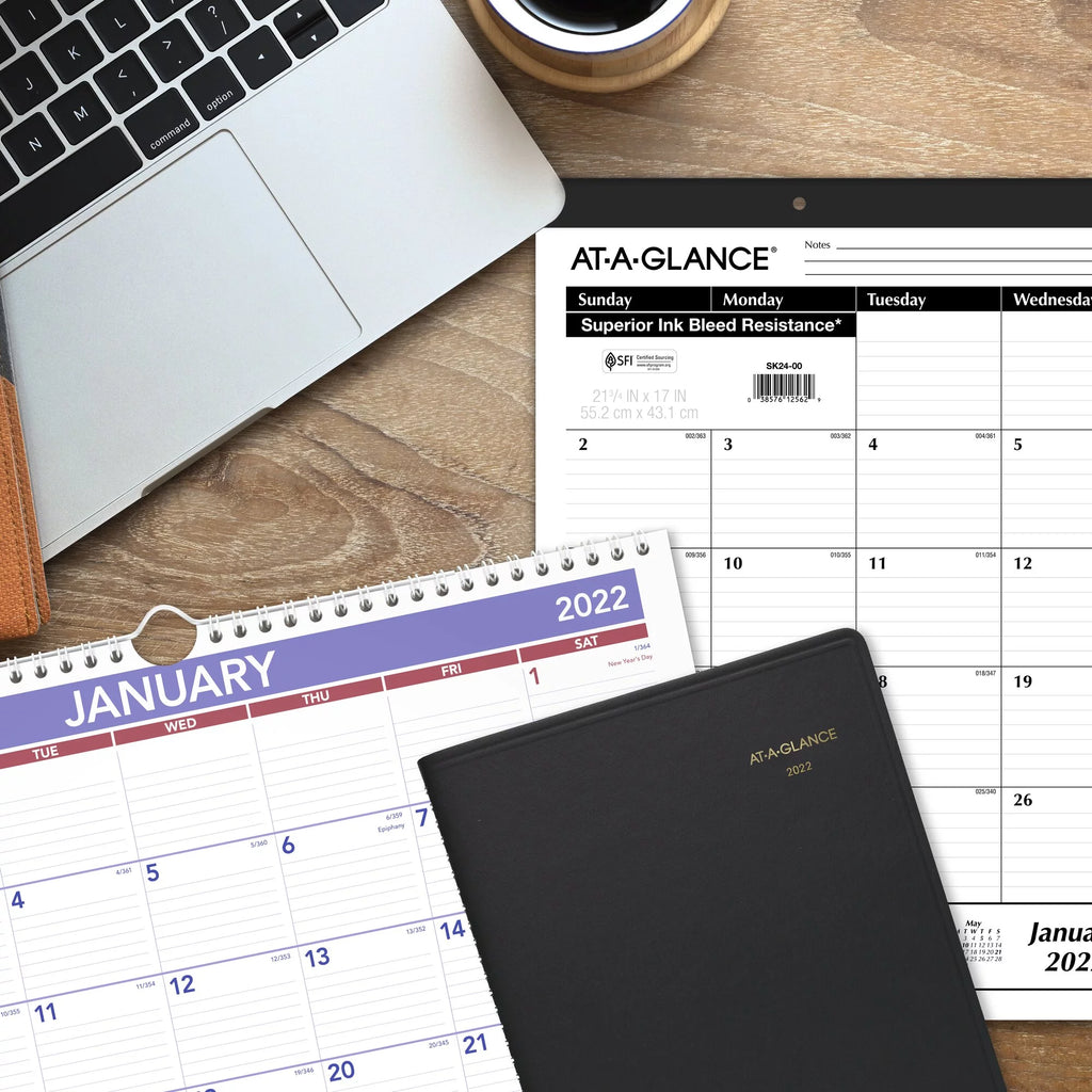 Hardcover Black Large Weekly Appointment Book Planner A76231