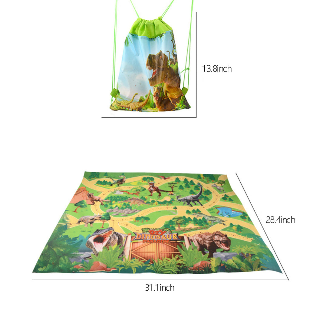 46 Pcs Children Dinosaur Toy Scene Y516009