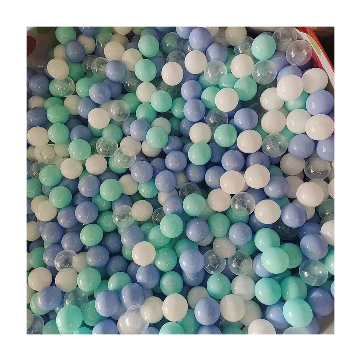 100 Ball Pit Balls Crush Proof Plastic Toy Balls W26488