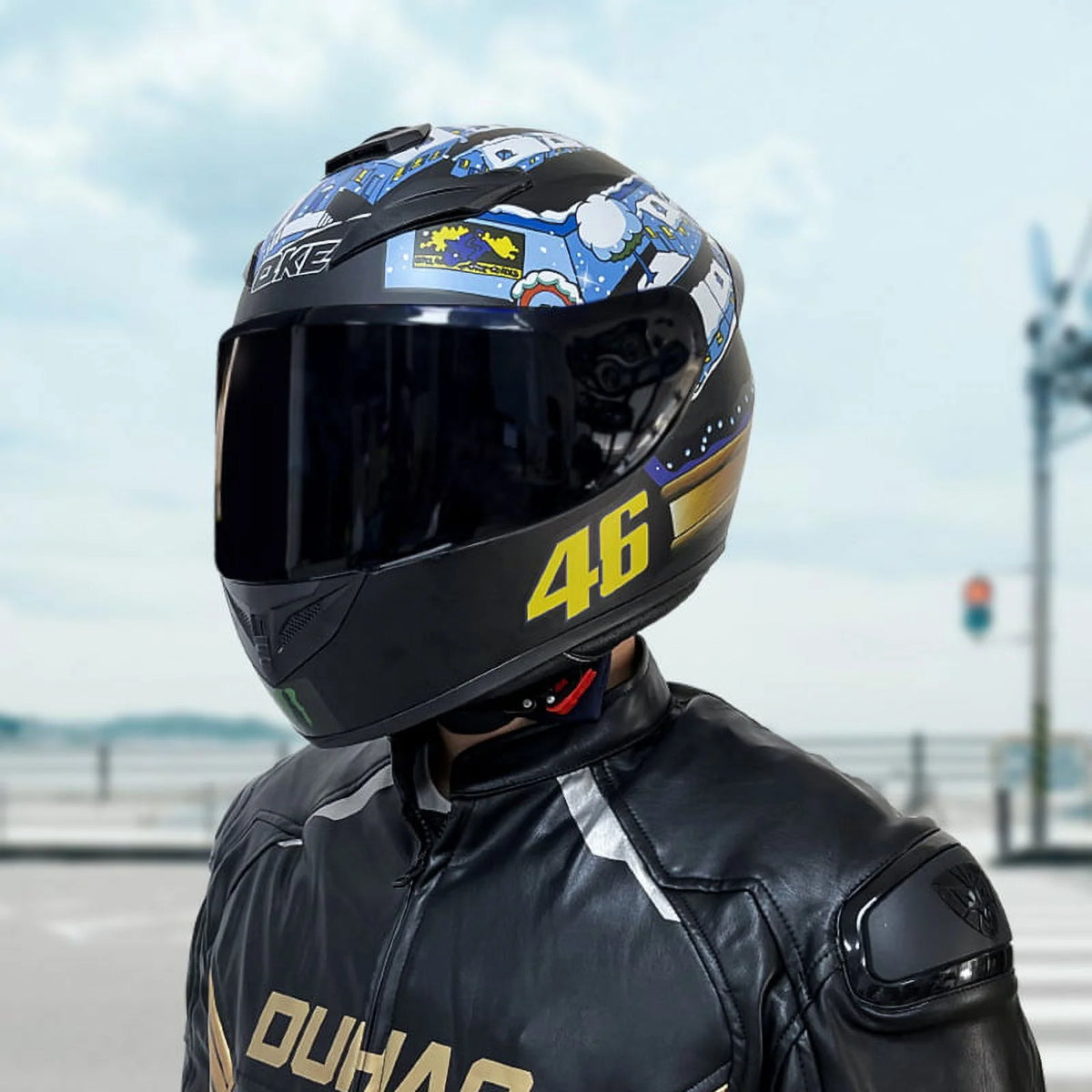 Full Face Motorcycle Helmet W58275