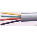 Flat Telephone Cable Polypropylene 4 Conductors 24AWG 150V Silver Satin 152.4M Spool I506952