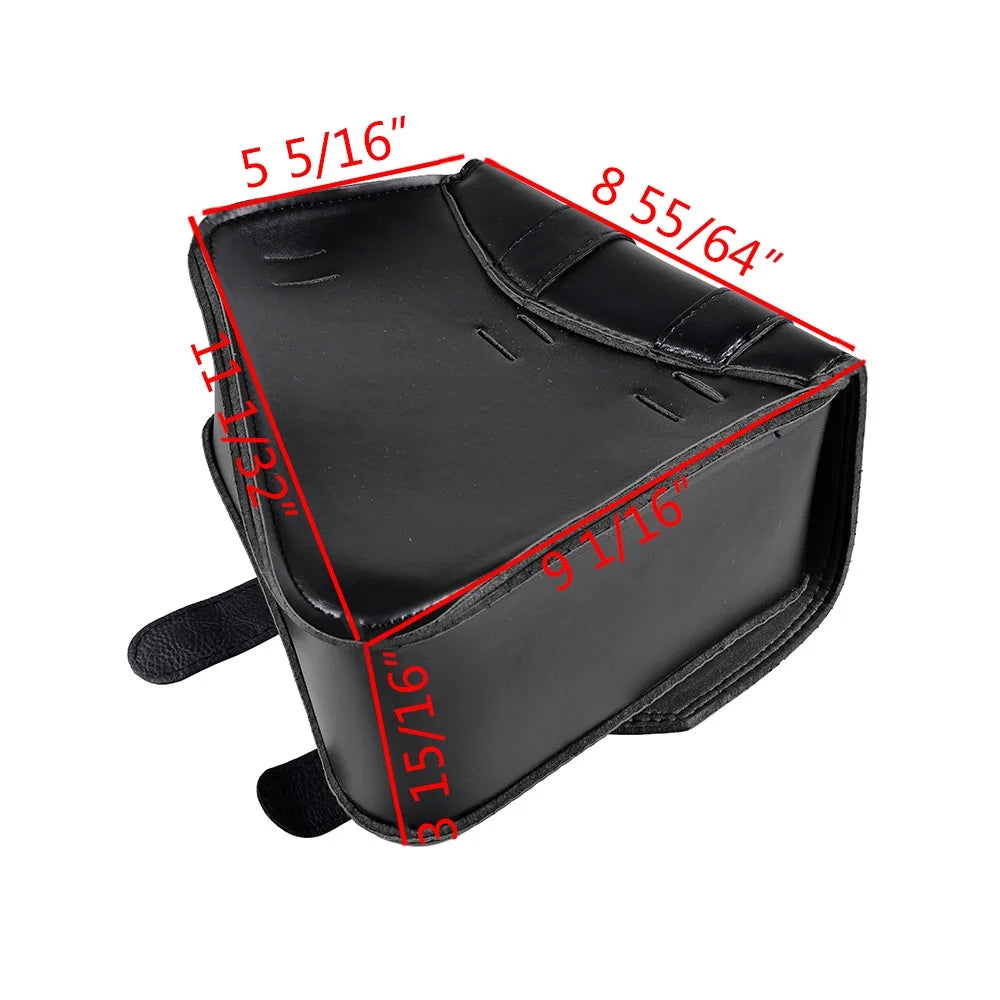 Black Left & Right Side Saddlebag Swingarm Saddle Bags A7729