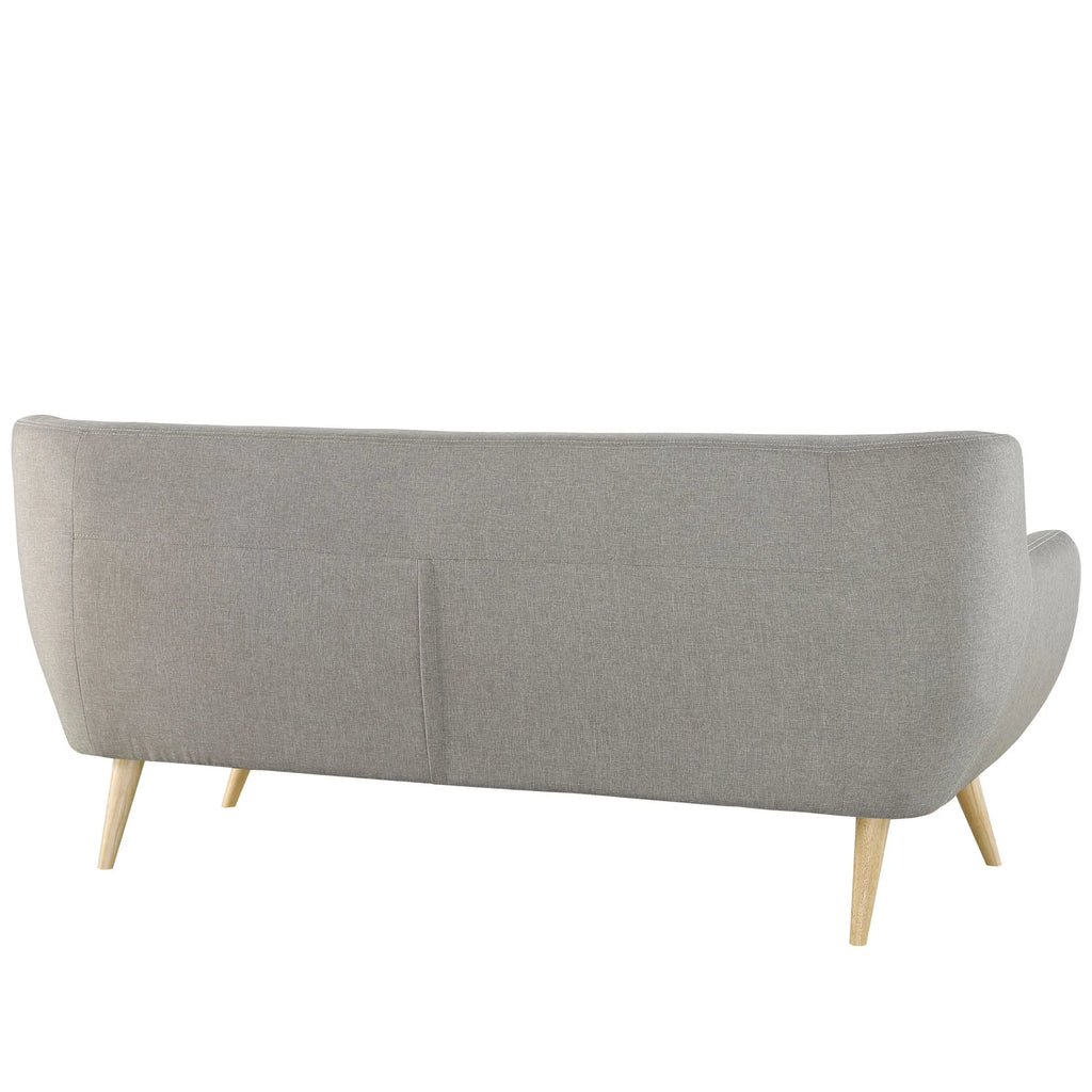 Grey Fabric Plywood Two PCS Living Room Set G443