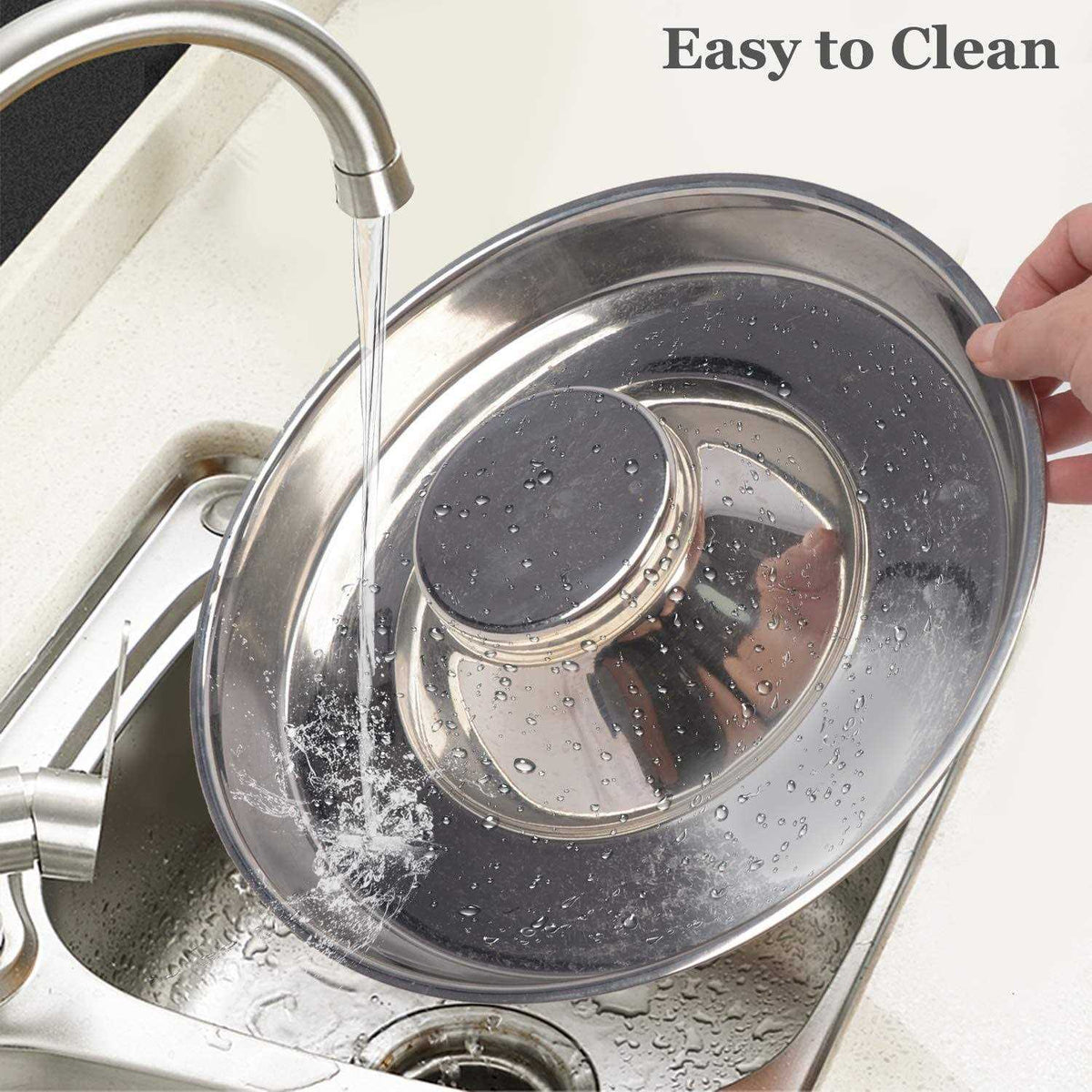 Stainless Steel Puppy Feeding Food and Water Bowls B76285