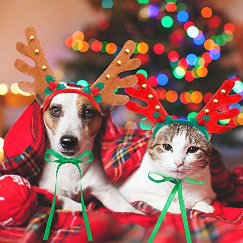 Christmas Elk Reindeer Antler Headband Pet Costume L2090
