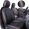 Leather Seat Covers Full Set Front Rear Cushion Airbag Compatible X933721