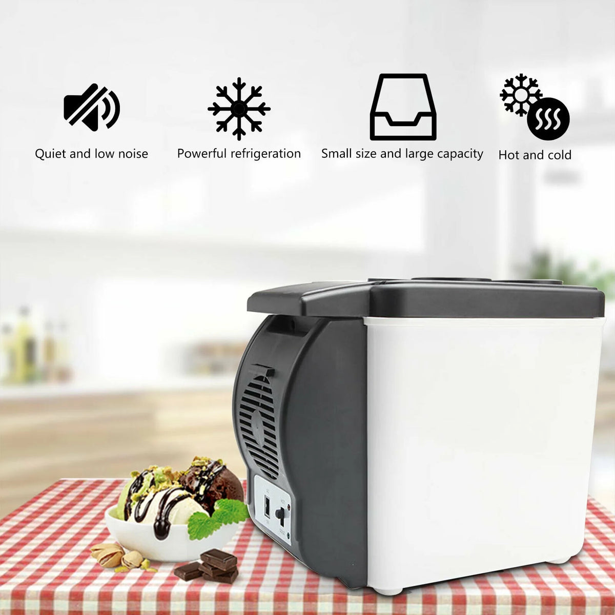 12V Portable Car Refrigerator Mini Fridge A919019