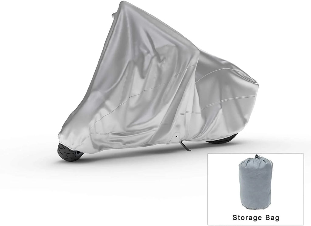 Motorcycle Cover with Reinforced Securing Straps and Storage Bag O97244