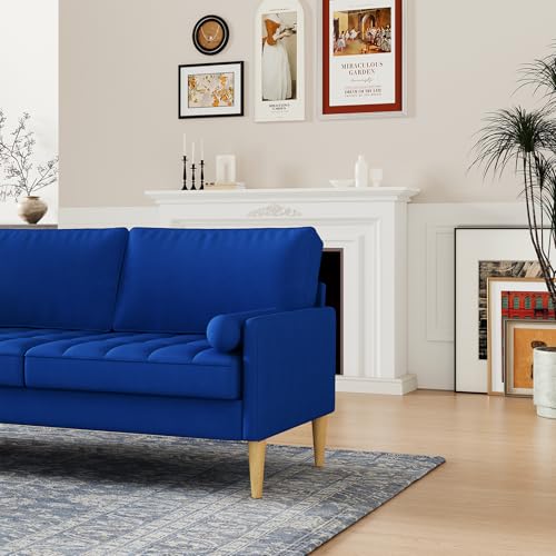 Blue Velvet 3 Seat Sofa U5799
