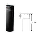 4" Inner Diameter Black Chimney Pipe O839