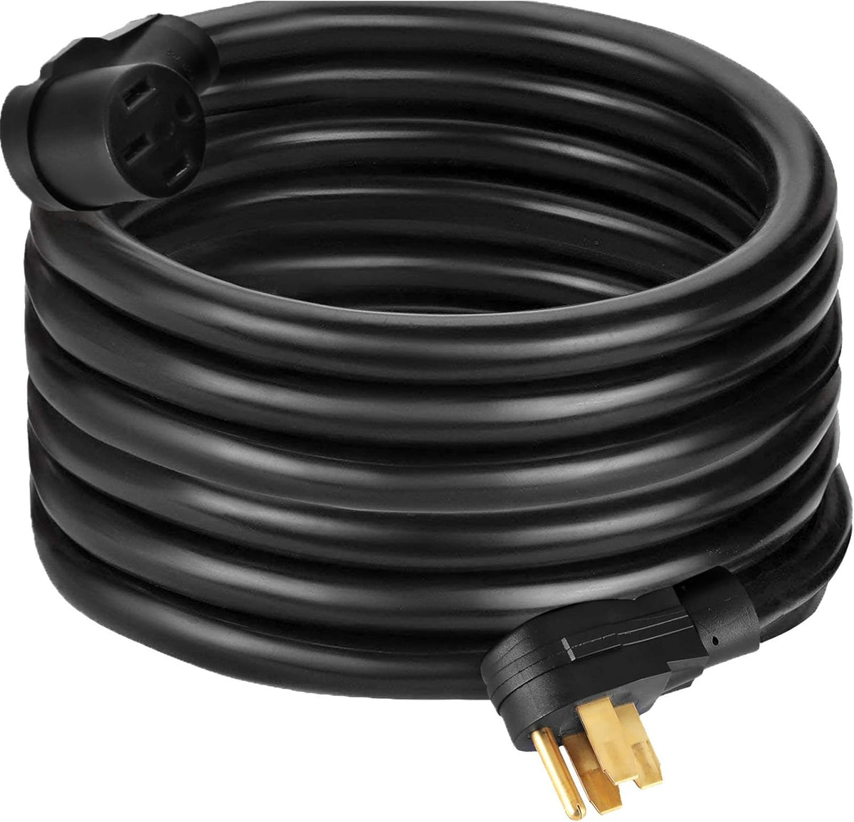 36Ft 30 Amp RV Extension Cord Copper Wire Power Supply Cable Pack of 2 P45945
