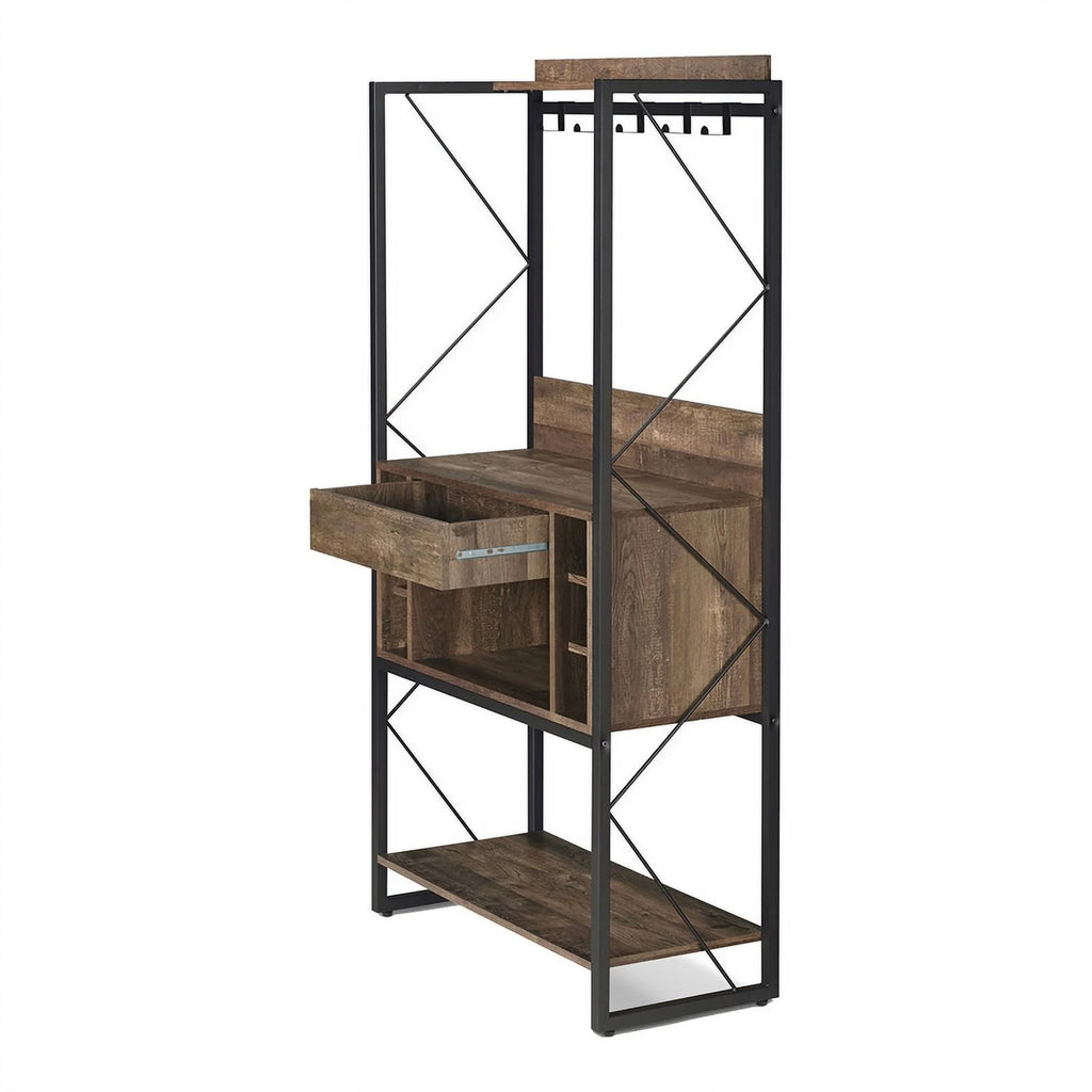 Oak Wood Baker's Rack Y786