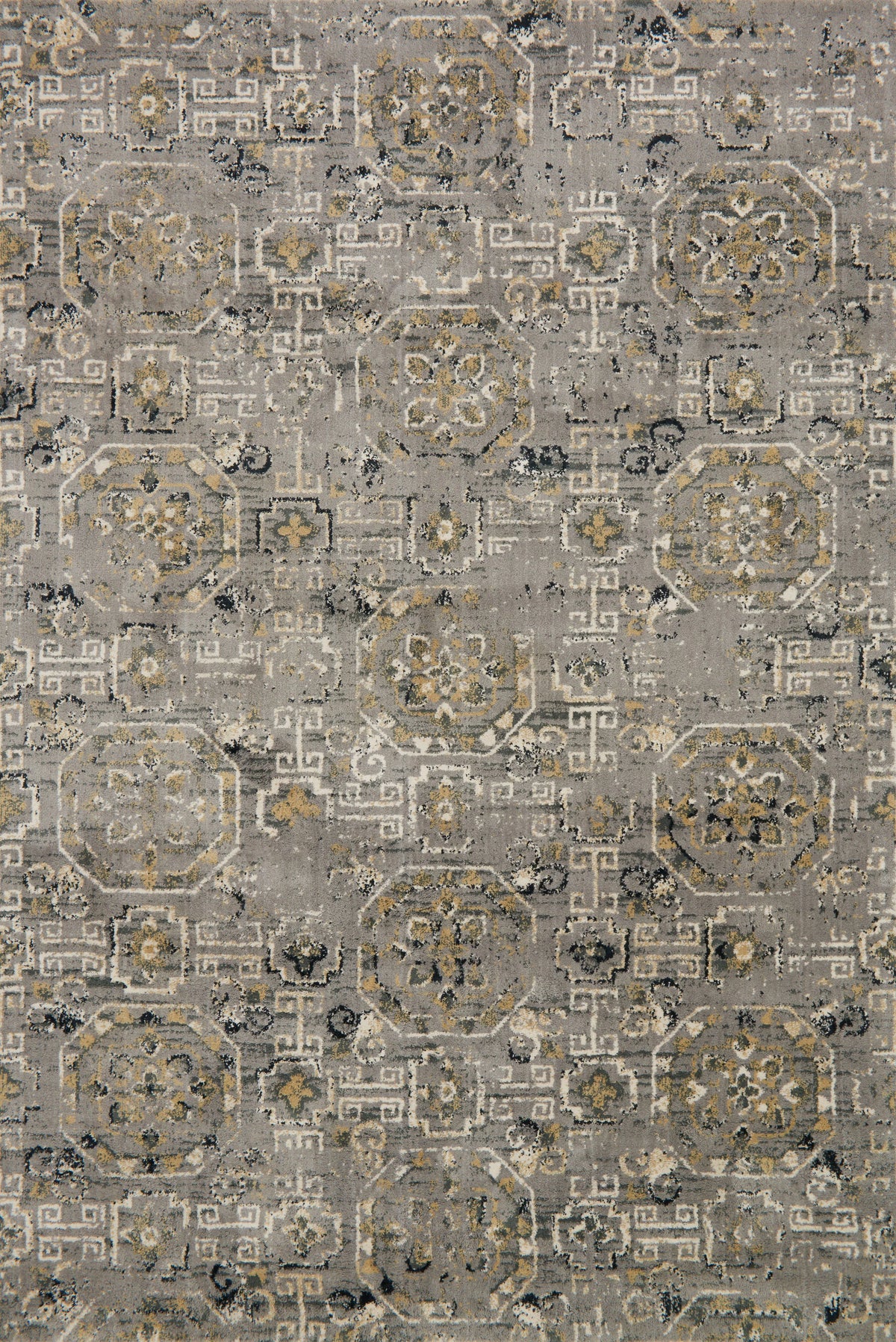 Grey 6'7 x 9'2 Rug Z58909