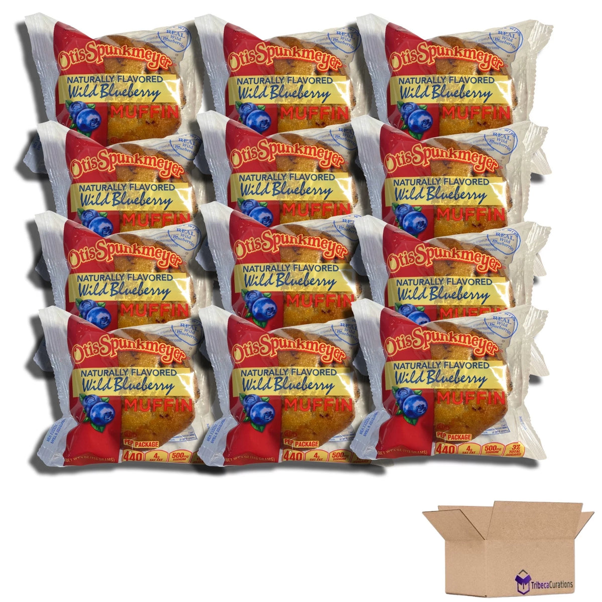 Individually Wrapped Wild Blueberry Muffins 4 Ounce Pack of 12 R1355