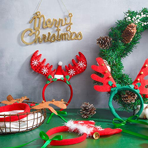 Christmas Elk Reindeer Antler Headband Pet Costume L2090