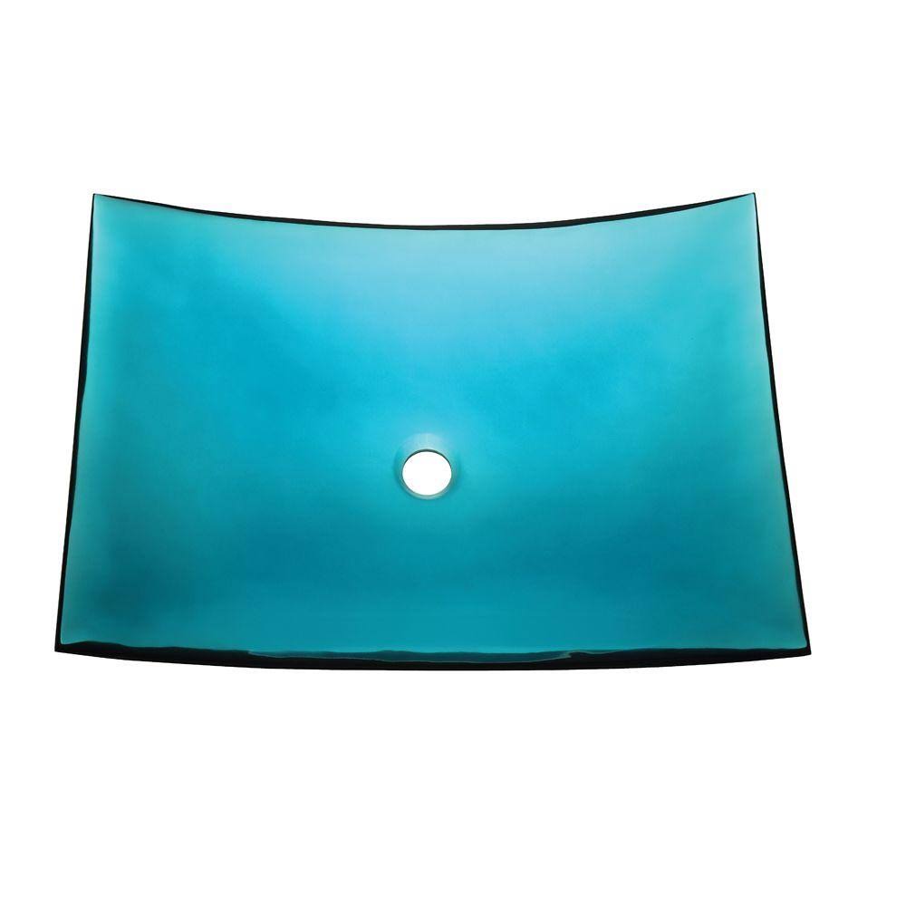 Lagoon Rectangular Resin Vessel Sink Y250558